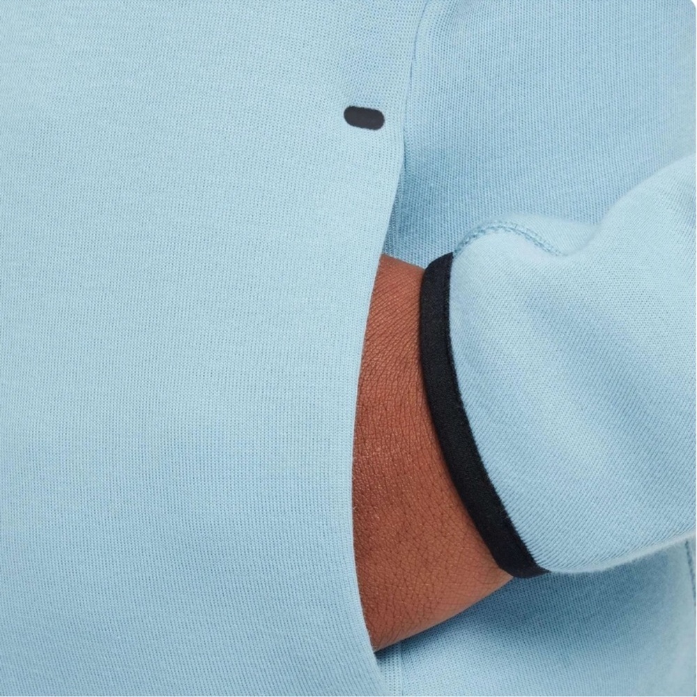 Nike Tech Fleece Blue Sportswear Pullover Hoodie- Youth Large - Picture 2 of 10